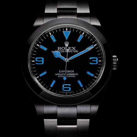 rolex explorer 1 lume